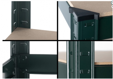 Etabli:étagère (180x100x60cm) charge lourde - 7