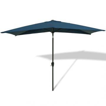 Parasol parapluie 3 x 2 m - Coul. au choix / Bleu