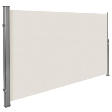 Brises-vue rétractable / Beige - 180 x 300 cm