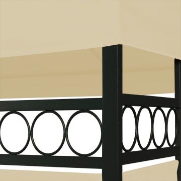Tonnelle tente jardin metal pavillon barnum réception 3x4m / Rouge