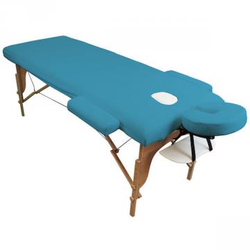 Drap housse protection eponge / Bleu turquoise
