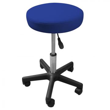 Tabouret roulette massage cabinet médical selle soins esthetique CHOIX / Bleu azur