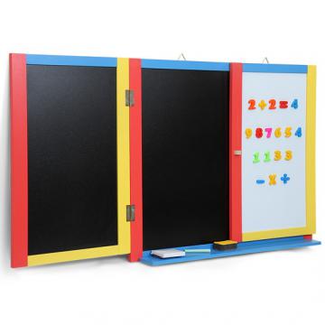 Tableau double sens pour enfants - Tableau à craie et magnétique