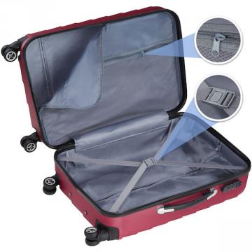 Valise a roulette - Valise trolley x3 / Bordeaux