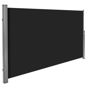 Brises-vue rétractable / Noir - 180 x 300 cm