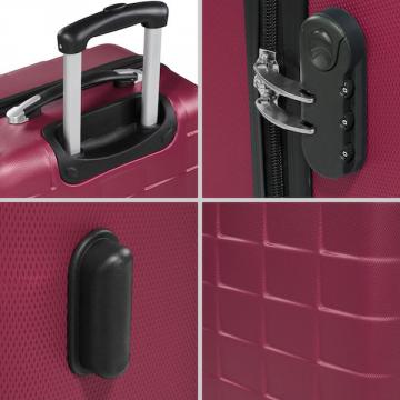 Valise a roulette - Valise trolley x3 / Bordeaux