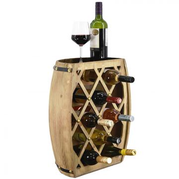 Casier bouteilles fait main / Grand demi-tonneau