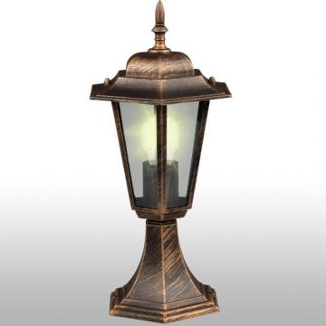Lampadaire jardin lanterne lampe éclairage luminaires d'extérieur CHOIX COULEURS / Noir-Or