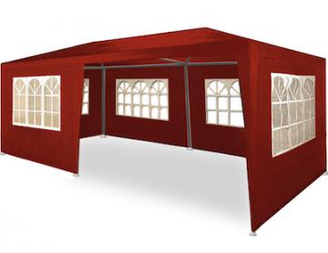Tente de réception chapiteau pavillon tonnelle barnum  3x6m / Rouge