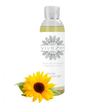 HUILE DE MASSAGE, MODELAGE 100% VÉGÉTALE 200 ML OU 1L / 16 PARFUMS / 200ml - Huille de tournesol vierge