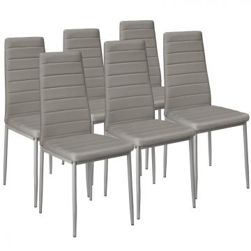 Chaises de salle à manger x6 / Gris