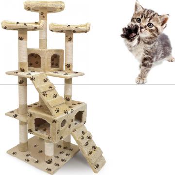 Arbres à chats - 175cm / Beige - pattes