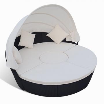 Canape de jardin rond Φ 185cm / Noir
