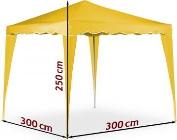 TONNELLE 3x3 Pliable en 2 minutes / Jaune