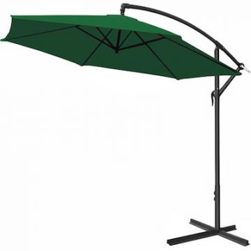 Parasol déporté 3,00m - Couleur au choix / Vert