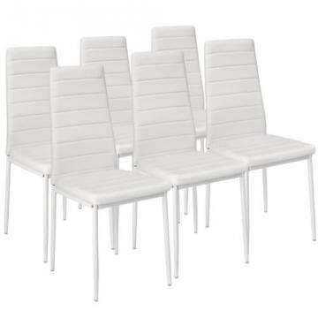 Chaises de salle à manger x6 / Blanc