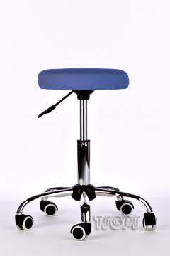 TABOURET A ROULETTES SELLE ERGONOMIQUE MASSAGE BEIGE / Bleu