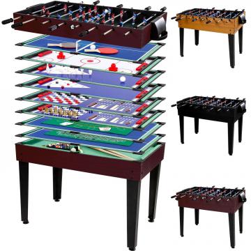 Table de jeux - 15en1 / Marron