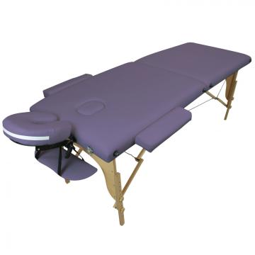 Table de massage BOIS 2 zones pliante