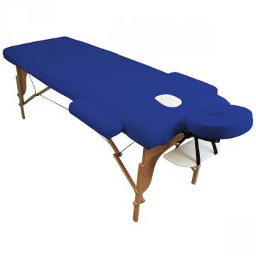 Drap housse protection eponge / Bleu azur