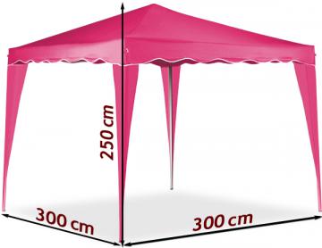 TONNELLE 3x3 Pliable en 2 minutes / Rose