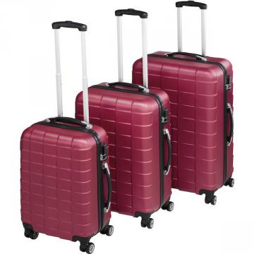 Valise a roulette - Valise trolley x3 / Bordeaux