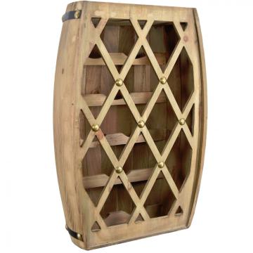 Casier bouteilles fait main / Grand demi-tonneau