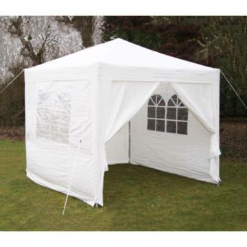 Barnum pliant 3x3 - 4 cotes / Blanc