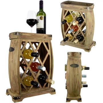 Casier bouteilles fait main / 5 Baril de bouteilles