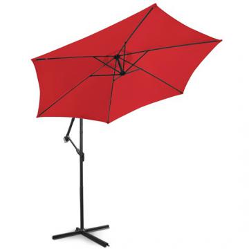 Parasol déporté 3,00m - Couleur au choix / Rouge