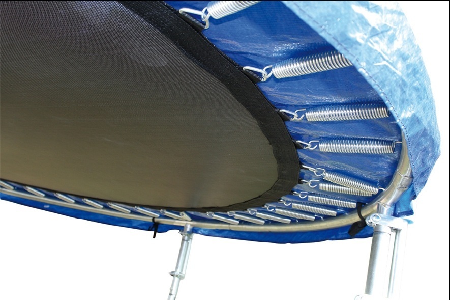 Trampoline extérieur classique 8ft ø244cm avec coussin de protection  réversible bleu/noir echelle et filet de sécurité - La Poste