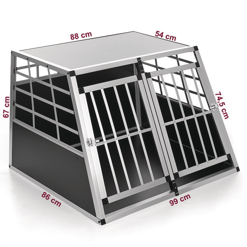 Cage transport ALU MDF caisse transport chien cage voiture - Ciel