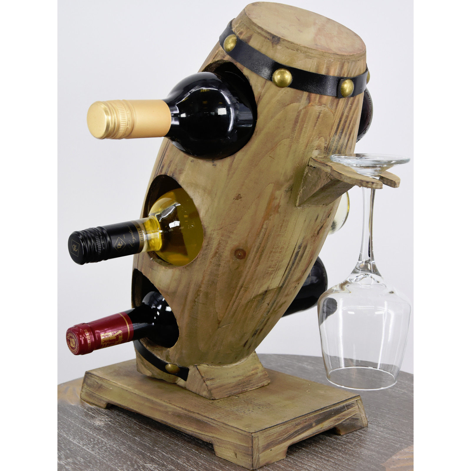 Sac à Main Pour Homme UNUS® Porte-bouteilles De Bière En Bois 6 Bouteilles