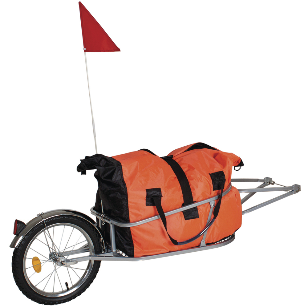 Remorque vélo monoroue suspendue carriole velo